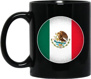 Mexico Flag Mug Design PNG image