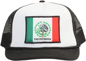 Mexico Flag Trucker Hat PNG image