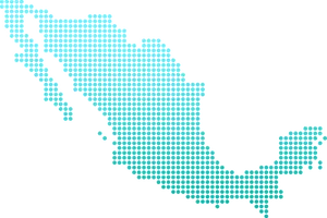Mexico Map Hexagon Pattern PNG image