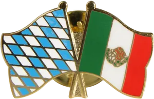 Mexico Scotland Flag Pins PNG image