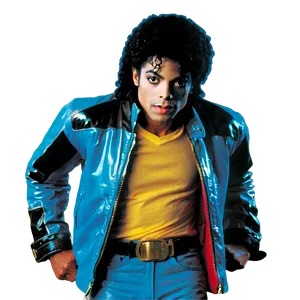 Michael Jackson 1980s Look Thriller Png 06252024 PNG image