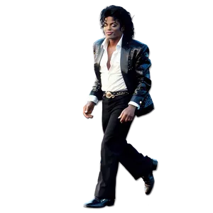 Michael Jackson Moonwalk Thriller PNG 06252024