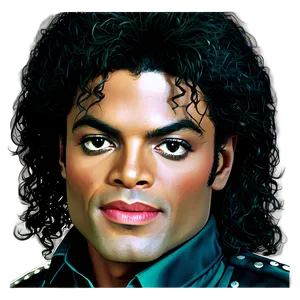 Michael Jackson Thriller Era Hair PNG Bbi4