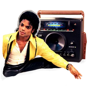 Michael Jackson Thriller Record Player Png Hmw PNG image