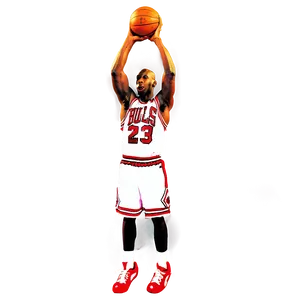 Michael Jordan Free Throw Line Dunk Png 05212024 PNG image