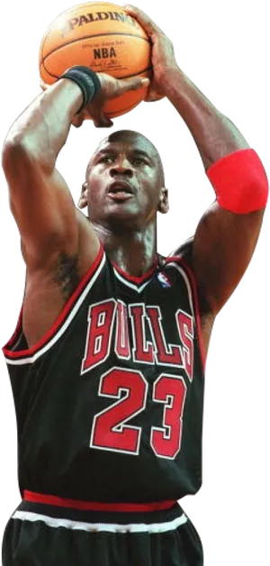 Michael Jordan Free Throw Pose PNG image
