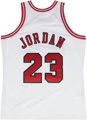 Michael Jordan23 Basketball Jersey PNG image
