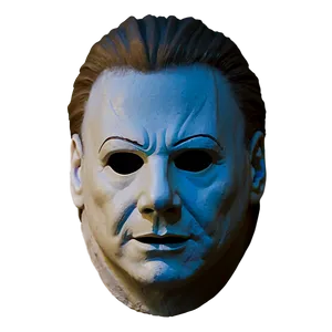 Michael Myers Face In Spooky Atmosphere PNG 20