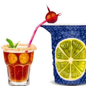 Michelada Party Drink Png Mvq PNG image