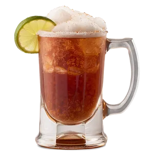 Michelada With Beer Foam PNG Cxg