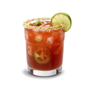 Michelada With Tomato Juice Png Fbr PNG image