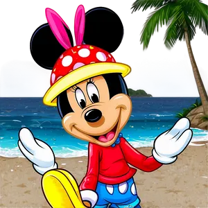 Mickey And Minnie Beach Day Png 63 PNG image