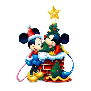 Mickey And Minnie Christmas Png Tbc67 PNG image