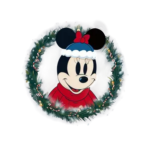 Mickey And Minnie Cozy Winter PNG Toi