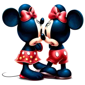 Mickey And Minnie Cute Pose Png Yje49 PNG image