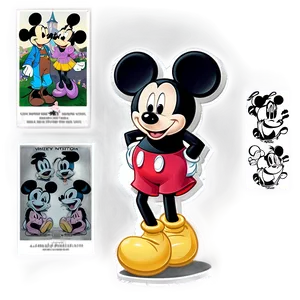 Mickey And Minnie Family PNG Ifs