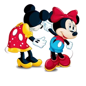 Mickey And Minnie Holding Hands PNG Rym41 PNG
