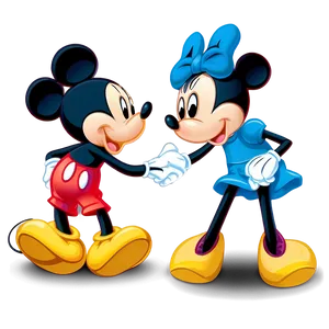 Mickey And Minnie In Love PNG 29