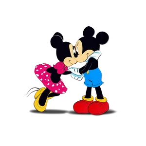 Mickey And Minnie Kiss Png 77 PNG image