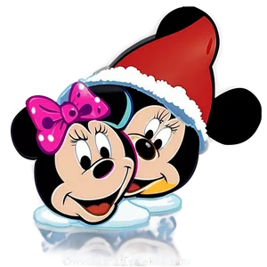 Mickey And Minnie On Ice PNG Ogu
