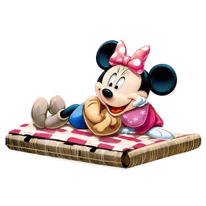 Mickey And Minnie Picnic PNG Kqm