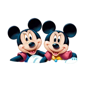 Mickey And Minnie Rainy Day PNG Ahh PNG