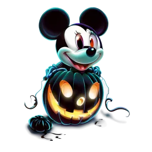Mickey And Minnie Spooky Halloween PNG Cgu5 PNG
