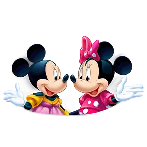 Mickey And Minnie Star Gazing PNG 06122024