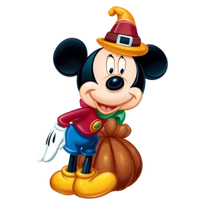 Mickey And Minnie Thanksgiving PNG Itw48