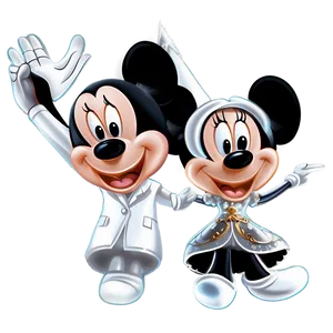 Mickey And Minnie Wedding Png 44 PNG image