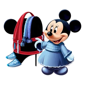 Mickey And Minnie Winter Fun PNG Rgg