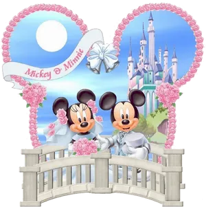 Mickey Minnie Castle Backdrop.png PNG