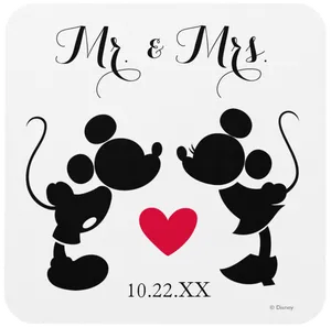 Mickey Minnie Wedding Date PNG image