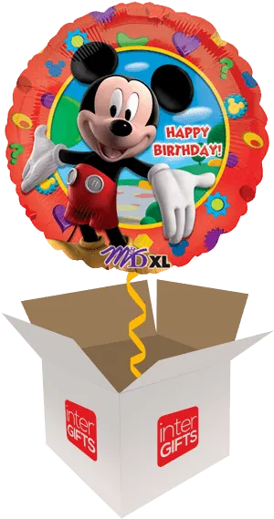 Mickey Mouse Birthday Balloon PNG image