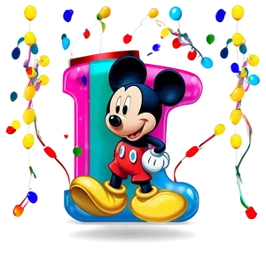 Mickey Mouse Birthday Party Png 96 PNG image