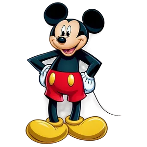 Mickey Mouse Cartoon PNG 06292024