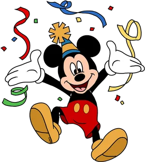 Mickey Mouse Celebration PNG image