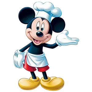 Mickey Mouse Cooking Chef Png Snj PNG image