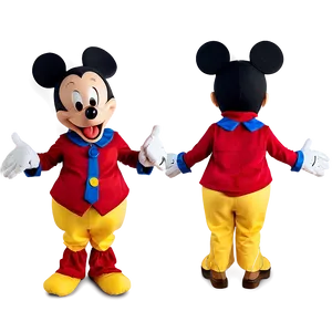 Mickey Mouse Costume Look PNG Qnf PNG