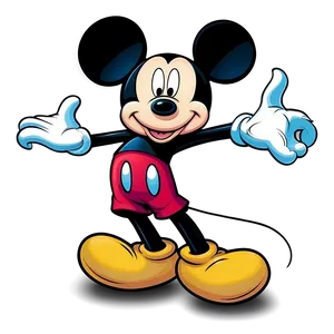 Mickey Mouse Creative Art PNG Aox PNG