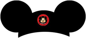 Mickey Mouse Ears Icon PNG image