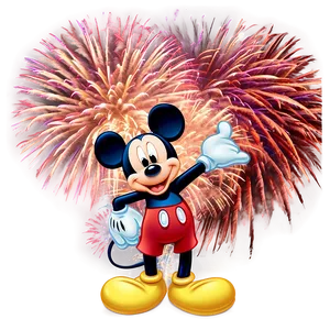 Mickey Mouse Fireworks Display Png 98 PNG image