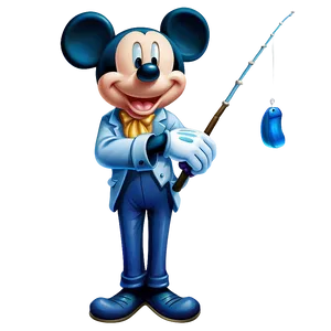 Mickey Mouse Fishing Day Png 05242024 PNG image