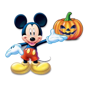 Mickey Mouse Halloween Greetings Png 27 PNG image