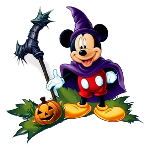 Mickey Mouse Halloween Wizard Png 33 PNG image