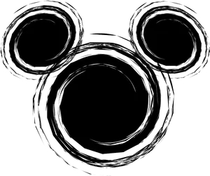 Mickey Mouse Icon Sketch PNG image