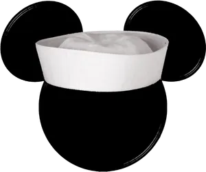 Mickey_ Mouse_ Iconic_ Ears_and_ Hat.png PNG image