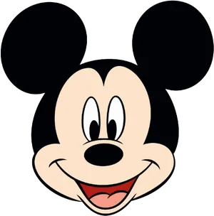 Mickey Mouse Iconic Face PNG image