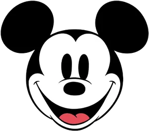 Mickey Mouse Iconic Smile.png PNG image