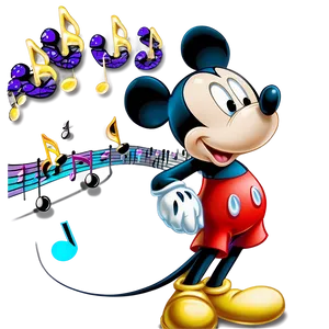 Mickey Mouse Music Band PNG Nyn